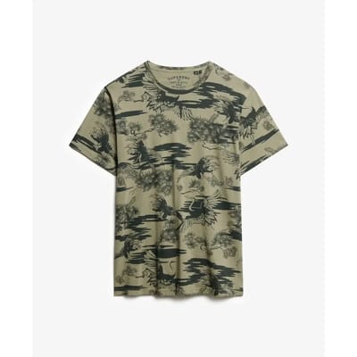 Superdry - Classic Essential T-shirt met print - Heren - T-shirts
