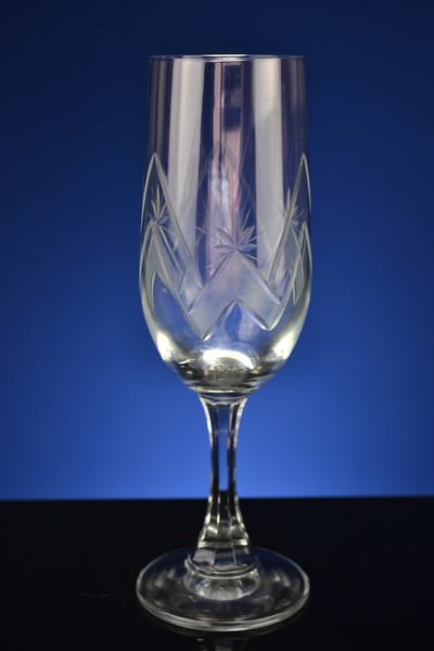 Luxe Kristallen Champagneglazen Set (2 Stuks) – Elegant en Tijdloos Design