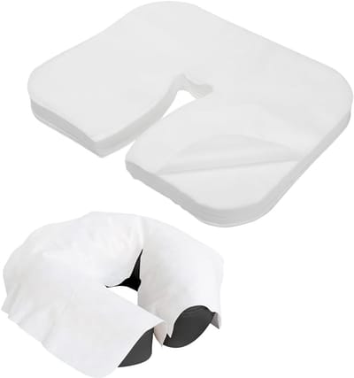 Comfortabele Neus Swaddles voor Massagestoelen, Fleece Hoofdkussens, Hygiënisch en Ondersteunend, Ideaal voor Behandeltafels en Behandelstoelen, 36 x 27 cm