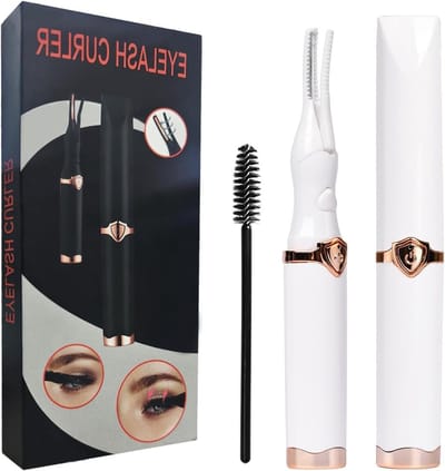 Verwarmbare wimpertang met 3 temperatuurinstellingen, oplaadbare USB-functie en wimperkrulfunctie voor perfecte wimpermake-up