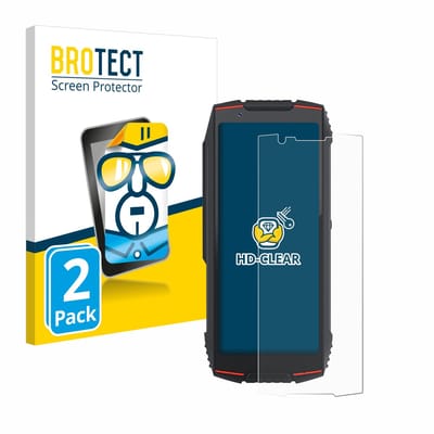 BROTECT - Screenprotector voor Cubot King Kong Mini 3 - Folie Beschermfolie transparant 2 Stuks