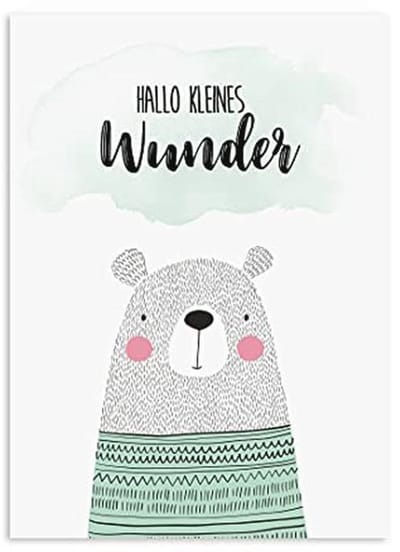 Schattige geboortekaart "Hello Little Wonder" - Perfect kraamcadeau