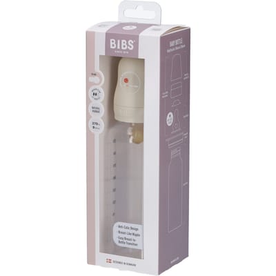 BIBS Biberon Set Complet 270ml Latex - Ivory 1 Babyfles