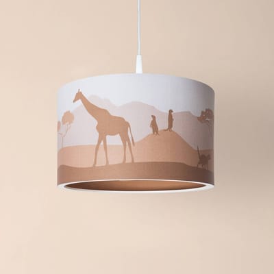 Elobra Hanglamp 25/40 Scandi Savanne, Ø 38 cm, oranje, E27