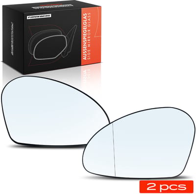 Frankberg 2x Spiegelglas Buitenspiegel Voor voor Seat Ibiza III Altea