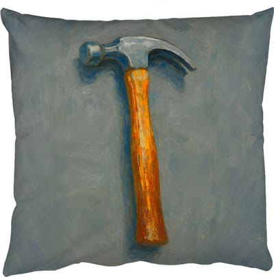 Sierkussens - Kussentjes Woonkamer - 50x50 cm - Hamer - Schilderij - Gereedschap
