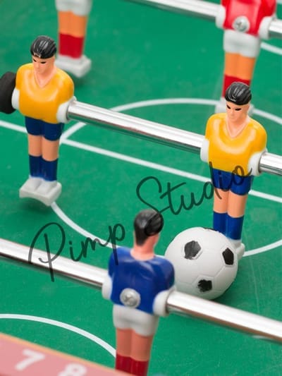 Full color strijkapplicatie - Tafel Voetbal