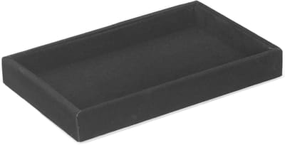 Sieraden Opbergbak - Juwelen Display Houder - Sieraden Organiseren - Zacht Velours Materiaal - 23x14.5cm - Zwart