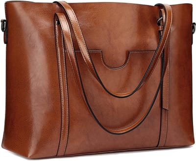 Echt leren schoudertas voor vrouwen, stijlvolle satchel voor dagelijks gebruik en werk