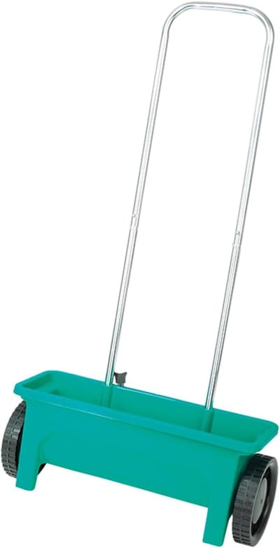 Universele Strooier - Trolley Strooier - Gazon Onderhoud - Grote Wielen - 12 Liter Capaciteit