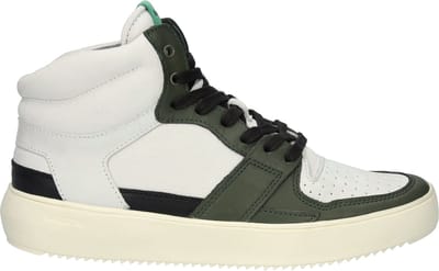 Blackstone DWAYNE - Off White Green - Sneaker (high) - Man - Off white - Maat: 44