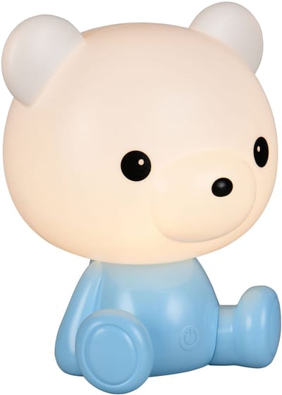 REALITY CUTIE - Tafellamp - Baby of Kinderkamer - Blauw - incl. 1x SMD 0,3 W - AAN/UIT touch - RGB-kleurenwisselaar - USB-aansluiting