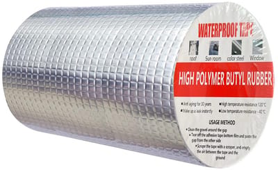 Waterdichte Butylkit Tape met Aluminium Folie voor Dakreparatie en Afichting