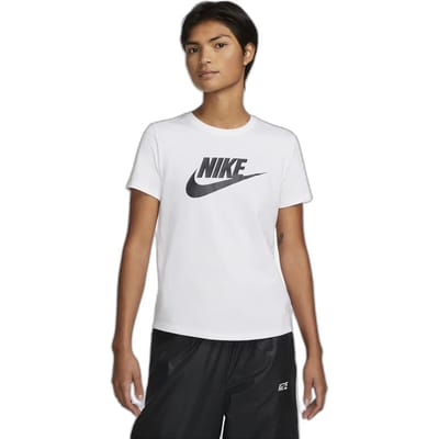 Nike Sportswear Essentials Logo T-shirt Dames Wit K100