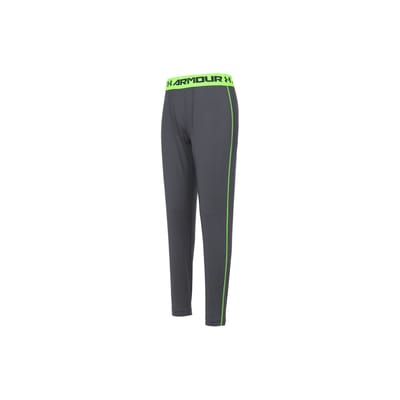 Under Armour Compressie Stretch Training Fitnessbroek Heren Onderkleding Antraciet Fluorescerend Groen 1257474-008 M gray