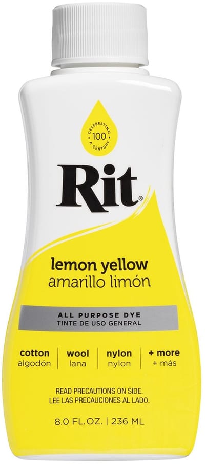 Textielverf Rit Dye Lemon Yellow