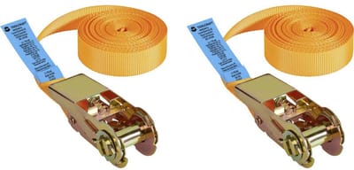 TOOLCRAFT TO-10246098 Trekkracht (lc) vastbinden (enkel/direct)=350 daN (l x b) 6 m x 25 mm Ratelinrichting EN 12195-2