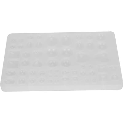 Epoxy Mal DIY Handgemaakte Sieraden Speelgoed Kleine Liefde Waterdruppel Kristal Siliconen Knutselgereedschap white