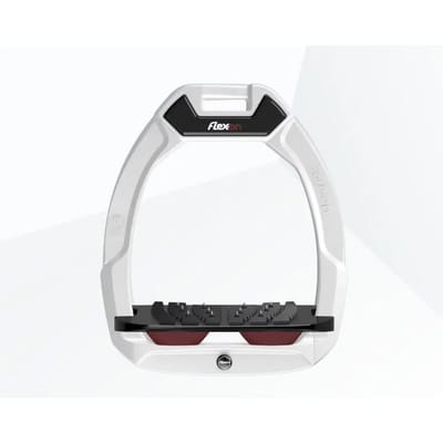 Veiligheidspunten voor paardrijden Inclinatie Ultra Grip Wit/Zwart/Bordeaux Flex-On Safe-On