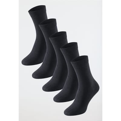 Schiesser 5 PACK Dames Sokken Bluebird - zwart