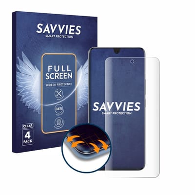Savvies - Screenprotector voor Xiaomi 14 Ultra - Folie Beschermfolie transparant volledig dekking 4 Stuks