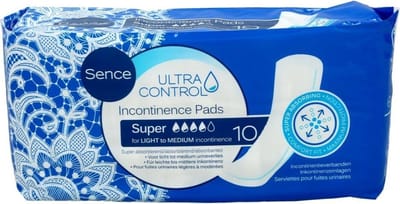 Sence Maandverband Super Plus 10 stuks - Voordeelverpakking 12 stuks