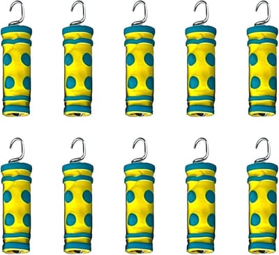 Trampolineveren Vervanging - Reparatieonderdelen Set - Buiten Spelen - Roestbestendig Staal - 10 Stuks - Meerkleurig