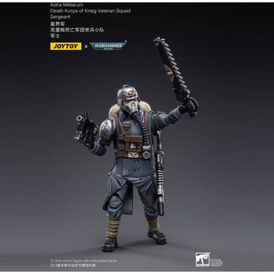 Warhammer 40k Action Figure 1/18 Death Korps of Krieg Veteran Squad Sergeant 10 cm