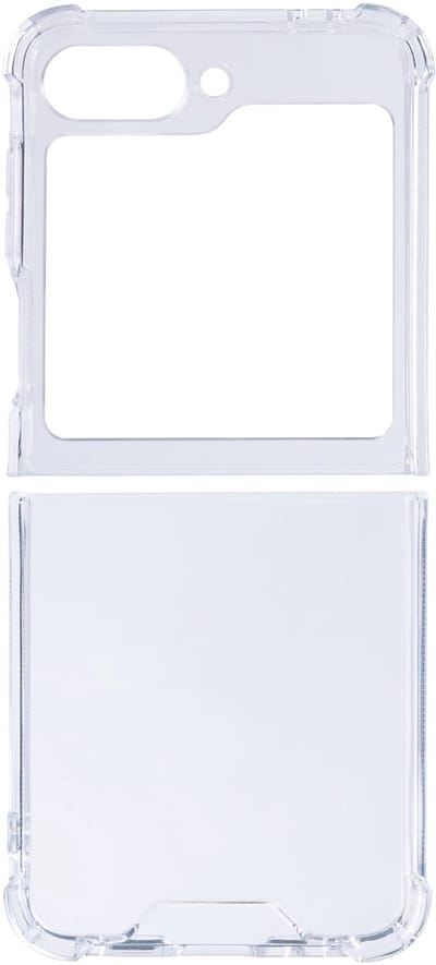 Rixus Anti-Burst Case For Samsung Galaxy Z Flip6 Clear