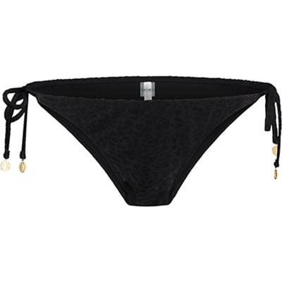 Shiwi Ladies Textured Leopard String Brief Black Black Maat: 34 | Bikini's Outlet | Dames | Zwart