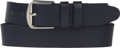 Petrol Industries Riem Heren - Broekriem - Verstelbaar - Leer - Blauw - 85 cm - S