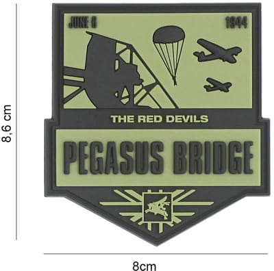 Embleem 3D PVC Pegasus Bridge