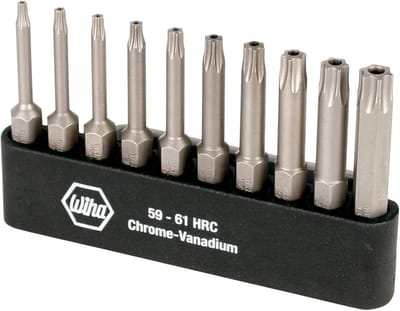 Bit Set - Schroef Bits - Klus Klussen - Met Houder - 10 Delig - Multicolor