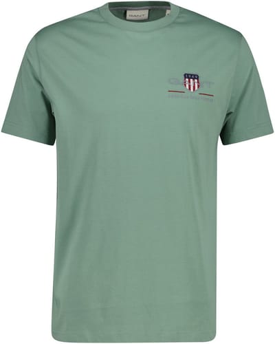 GANT T-shirt Regular Archive Shield EMB Set van 1