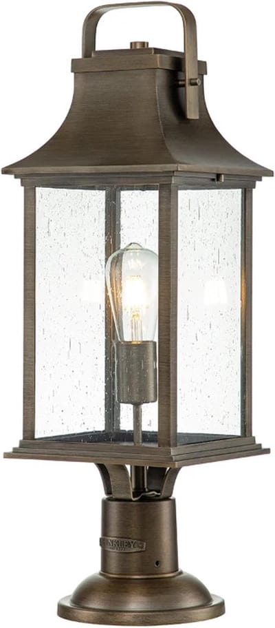 Hinkley Mini LED Tuin Pilaar Grant | 1X E27 Max 60W | IP44 (Outdoor) | Burnished Bronze