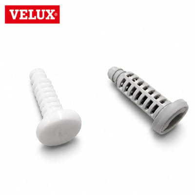 Isolatieschroeven Geschikt voor VELUX ThermoTechnology – Set van 4 – EPS Montage Schroeven – Dakraam Isolatie Bevestiging – Wit