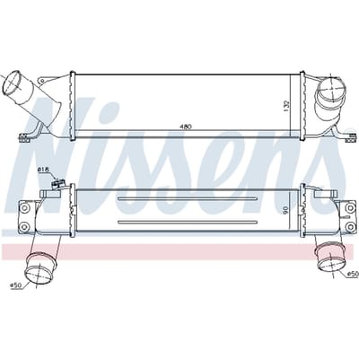 Intercooler NISSENS 96458