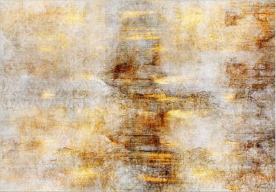 Fotobehangkoning - Behang - Vliesbehang - Fotobehang Gouden Muur - Golden Expression - 150 x 105 cm