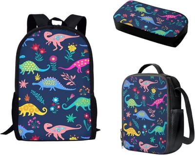 Kinder Schooltas Set - Rugzak met Etui - Naar School Gaan - 3 Delige Set