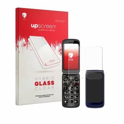 upscreen - Screenprotector voor Guwet G739 (Voor+Achter) - Folie Beschermfolie Beschermglas transparant