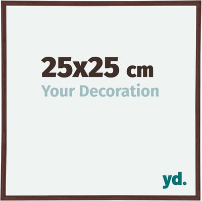 Your Decoration - Fotolijst 25x25 cm - Kunststof - Bruin - Annecy