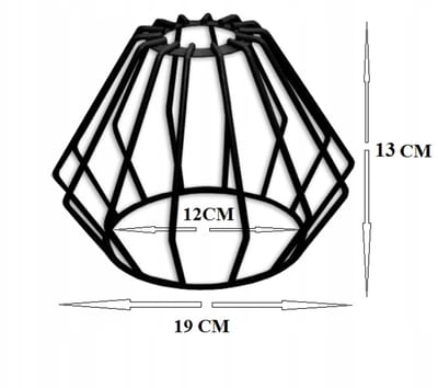 Zwarte Wandlamp Diamond - Stijlvol en Modern