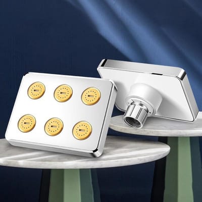 Mini Douche met Hoge Druk met Water dat Rond de Douchekop Stroomt, Waterbesparende Douche Badkameraccessoires, Douchekop
