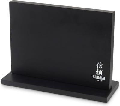 Shinrai Knives Magnetisch Messenblok - Dubbelzijdig Messenblok Zonder Messen - Messenhouder Zwart - Messenmagneet