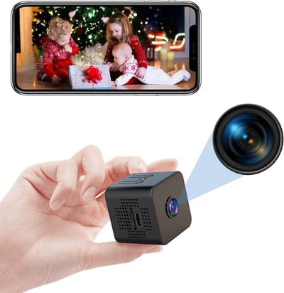 Verborgen Draadloze WiFi Camera Binnenshuis met Nachtzicht en Bewegingsdetectie