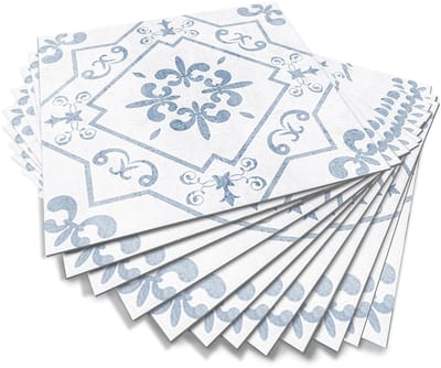 Allecto - Peel & Stick tegels - Antislip vloertegels - Blauw - Vinyl sticker - Gemakkelijk aan te brengen - Geschikt voor woonkamer, keuken, badkamer