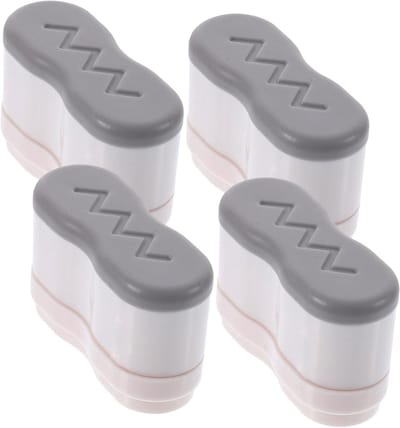 Toiletbril Bumpers - Zitting Stabilisator - Bidet Installatie - Zelfklevende Strip - 4 Stuks - Grijs