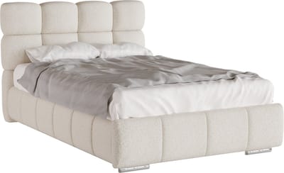 Tweepersoonsbed Bliss / Eenpersoonsbed 120 x 200 cm met opbergruimte, lattenbodem en 7zonen Multipocketmatratze CIRA (24cm)