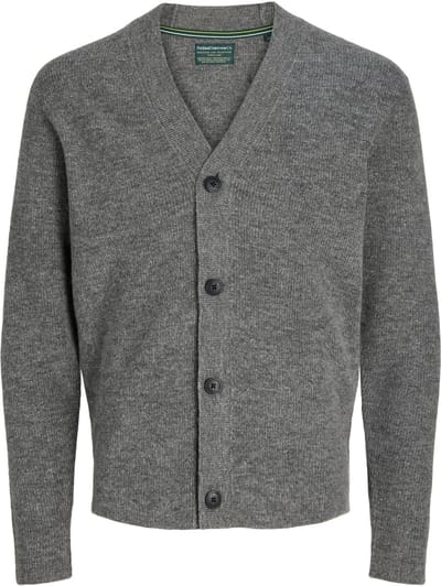 JACK&JONES - POCRICK WOOL RIB KNIT CARDIGAN - Heren - Cardigans