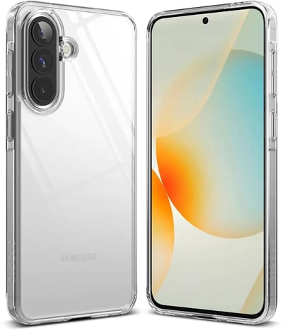 Ringke Fusion | Hoesje Geschikt voor Samsung Galaxy A57 | Back Cover met Antikrascoating | Militaire Standaard | Transparant